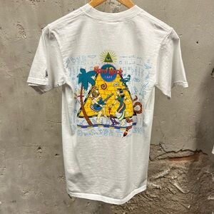 Hard Rock Cafe White Vintage 90s Myrtle Beach Egypt Pyramid Graphic Tee Small S